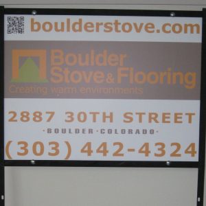 Boulder Stove and Flooring panel